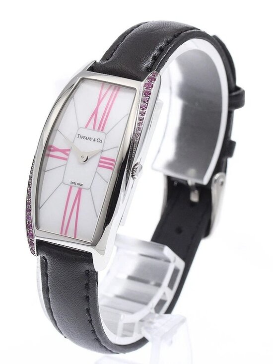 TIFFANY&Co. Jemea Z6401.10.10I29A48I Pink Sapphire Bezel Quartz Ladies _939480 main image 10
